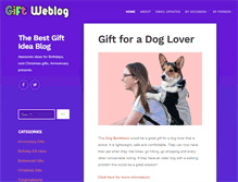 Tablet Screenshot of giftweblog.com